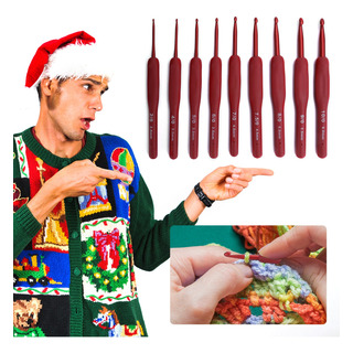 Hilo De Coser Ergonómico Para Suéter Con Gancho De Ganchillo Hilo De Coser Ergonómico Para Suéter Con Gancho De Ganchillo