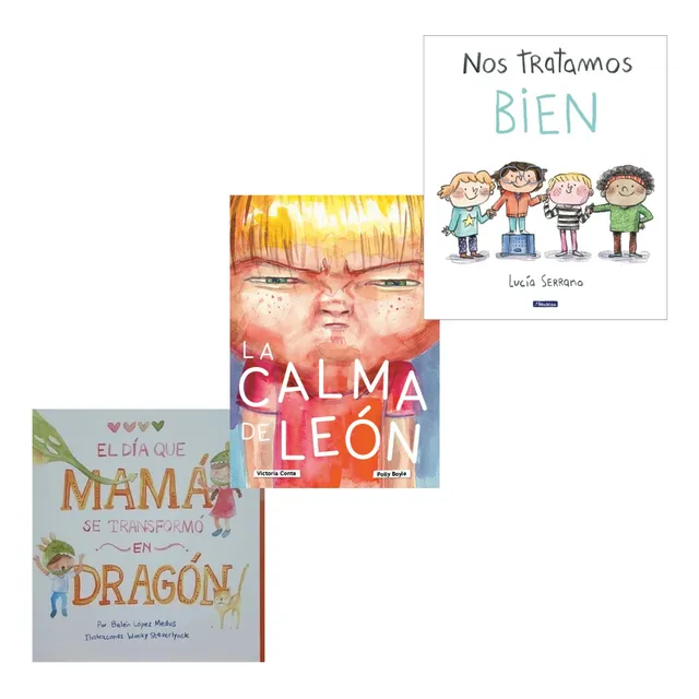 Mama Dragon + Calma Leon + Nos Tratamos Bien - 3 Libros
