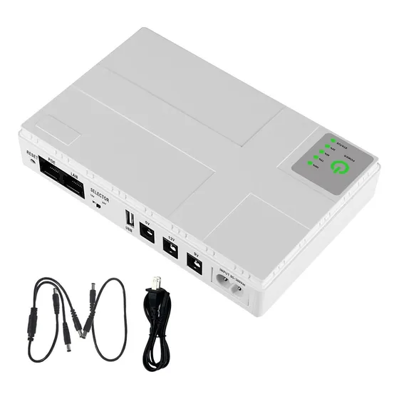 Mini Ups Para Router 5v/9v/12v /usbport/poeport 10400mah 18w