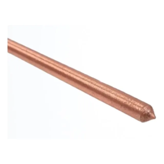 Barra Copperweld Aterramiento Cobre Con Perno 1.83 Mts