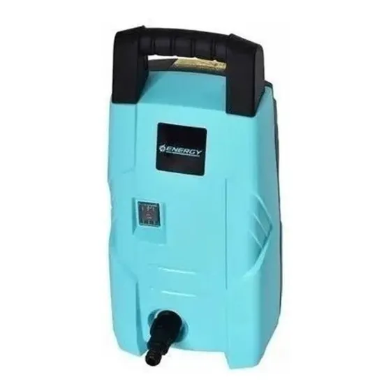 Hidrolavadora eléctrica Energy Tools PW20/1 celeste y negra de 1.2kW con 90bar de presión máxima 220V - 50Hz/60Hz