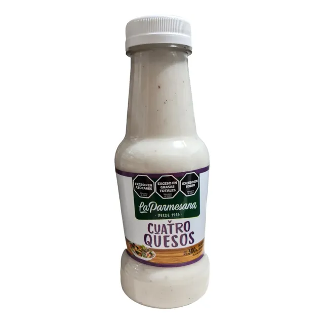 Salsa Cuatro Quesos X300 Ml - La Parmesana
