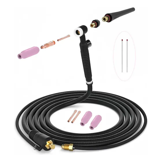 Tig Welding Torch Wp17fv Flexible 13 Feet For Tig Welder