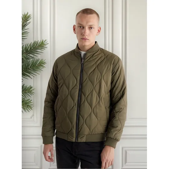 Campera Bomber Negra Reversible Verde Militar Equus Berlin
