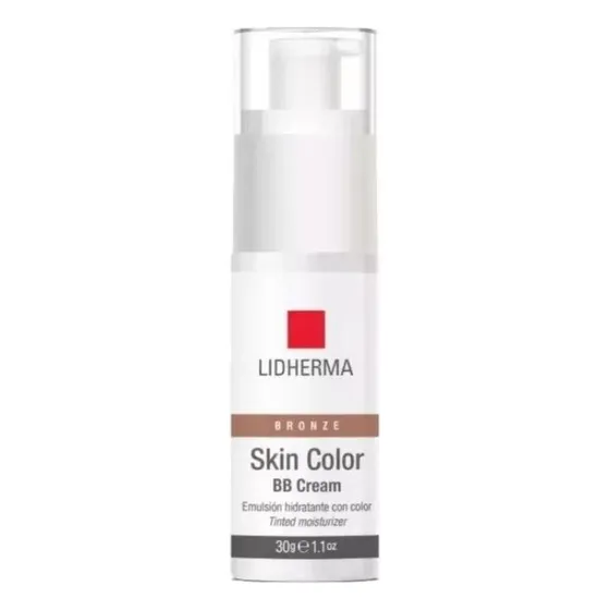 Base de maquillaje en cremoso Lidherma tono bronze - 30mL 30g