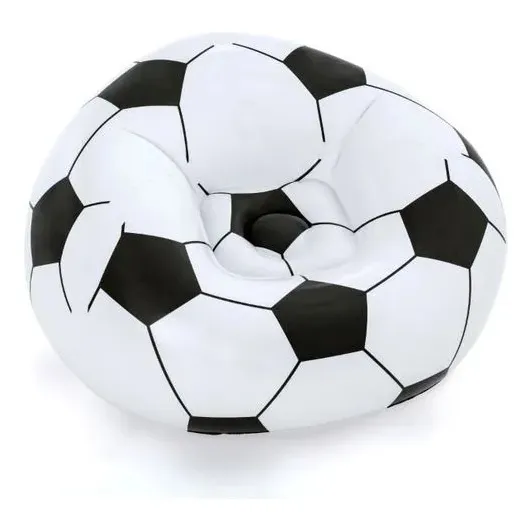 Sillón Inflable Bestway Futbol Puff Pelota 61 Cm Vinilo