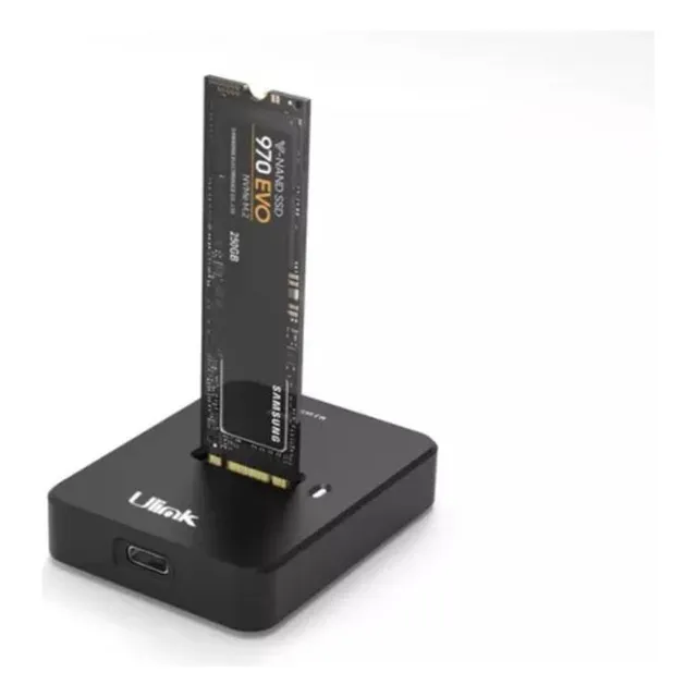 Docking Station Dual Usb C Discos Ssd M.2 Nvme Sata Ulink