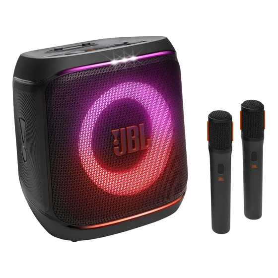 Caixa De Som Partybox Encore 2 Com Microfone Jbl Preto