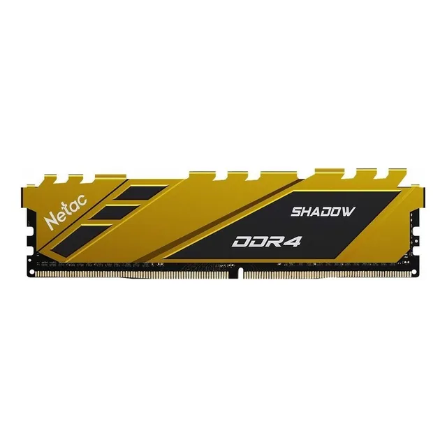 Memoria RAM Shadow gamer color amarillo 8GB 1 Netac NTSDD4P32SP-08