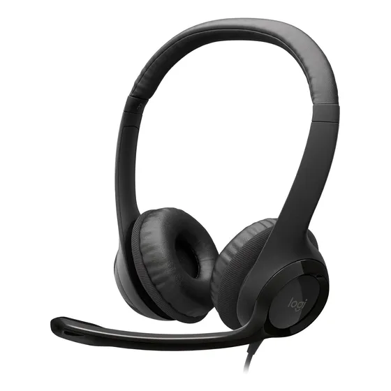 Audífonos Logitech H390 Usb Con Micrófono Alámbricos Nc
