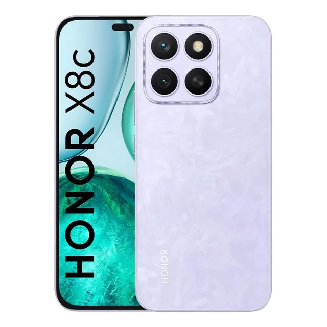 Celular Honor X8c Purpura 8gb Ram 256gb Camara 108+5mp/50mp