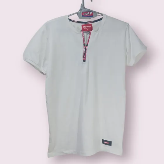 Remera Colab.supreme X Luis Vuiton T.m 9/10 1/4 Zip