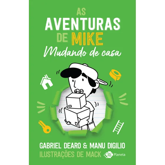 As Aventuras de Mike Volume 3 Mudando de Casa de Manu Digilio e Gabriel Dearo Editora Planeta capa mole em português 2022