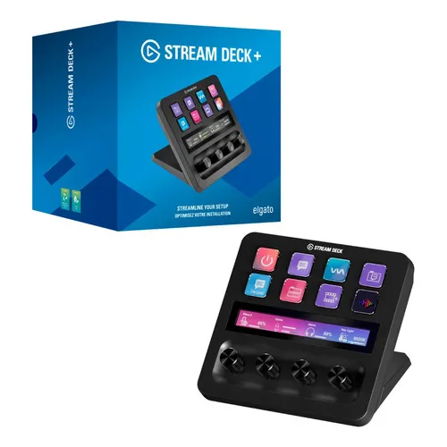 Stream Deck Plus Elgato Audio Producción de Estudio