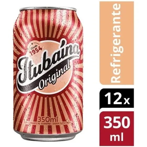 Refrigerante Tutti Frutti Itubaína Retrô Lata 350ml