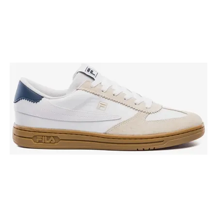 Tênis Masculino 88 T-toe Fila Branco/bege/marinho Lisa 40 Br