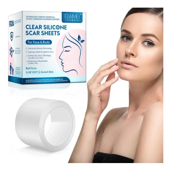 Cintas De Gel Transparente Para Cicatrices Elaimei