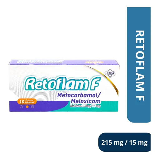 Retoflam F 15 Mg/215 Mg 10 Tabletas - Ultra Laboratorios