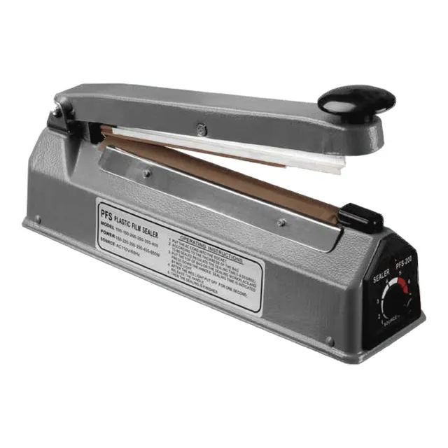 Selladora De Bolsas Plásticas De Impulso 200mm 100% Metalica