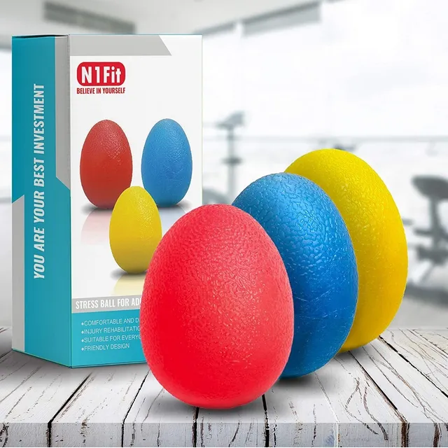 Pelota Fortalecedora De Agarre De Mano, Dedos, Fisioterapia 