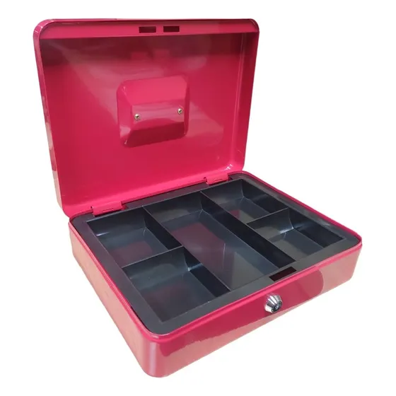 Caja Chica Acero Rojo 25x18x9 Cm 10  Seguridad Uyustools