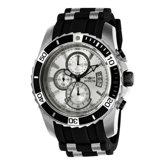 Reloj Invicta Hombre 22428 Plateado Negro Acero Inoxidable