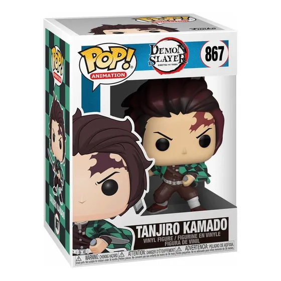 Figura de acción Tanjiro Kamado 49010 de Funko Pop! Animation