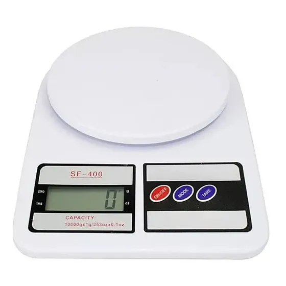 Balanza Digital B-Max SF400 Blanca 10kg Función Tara Precisa Cocina | Cuotas sin interés