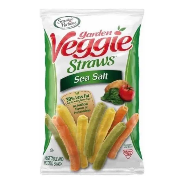 Garden Veggie Papas Fritas Sal De Mar Straw 708g, Sin Gluten