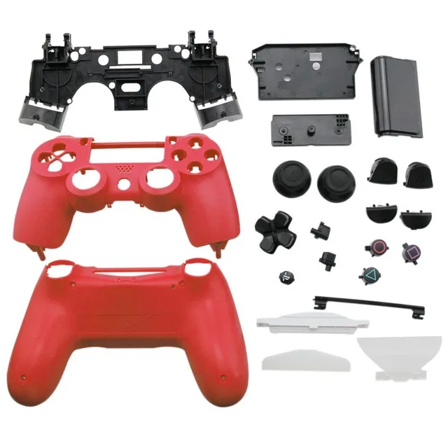 Carcasa Joystick Control Para Ps4 Roja Jdm 001 011 020