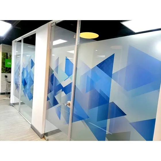 Vinil Esmerilado Impresos Para Oficinas Casas Apto Vidrios 