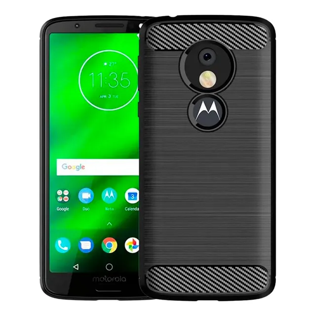 Carcasa Para Motorola Todos Modelos Acabado Fibra Carbono