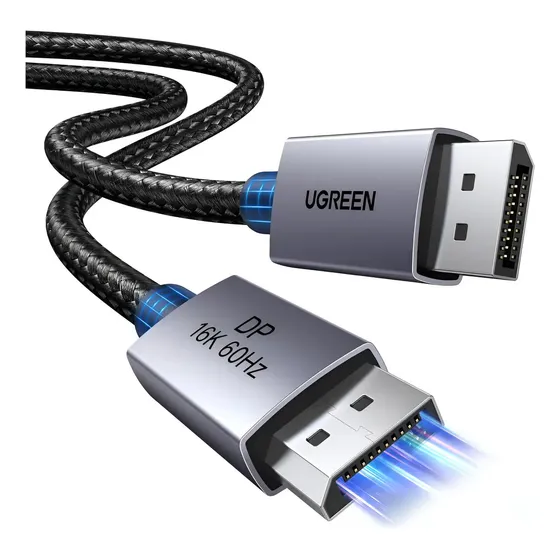Cable Ugreen Displayport 2.1 2m 16k@60hz Dp131 55568 Negro | Cuotas sin interés