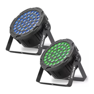 Steelpro - 2 Piezas Cañon Par Led 40 X 3 Watts - Rgb 403-mpr Steelpro - 2 Piezas Cañon Par Led 40 X 3 Watts - Rgb 403-mpr