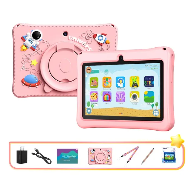 7'' Tablet Para Niños Con Funda Android 13 32gb+4gb Wifi