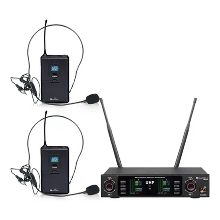 Microfone Kadosh K-492hh Sem Fio Cor Preto