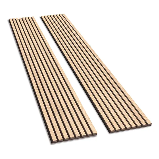 Paneles De Pared De Listones De Madera, 2 Pack De Listo...