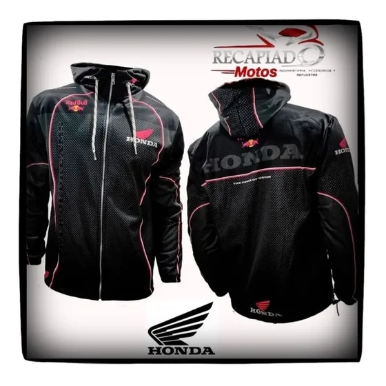 Campera Honda Ketten Frizado Urban Ryder Motocross Atv Pista