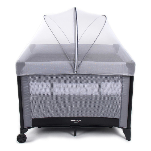 Berço Portátil Cercado Desmontável Sleep Voyage - Cinza Berço Portátil Cercado Desmontável Sleep Voyage - Cinza