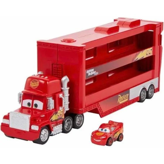 Camion Cars Mini Racers Mack Transporte Y Carro Rayo Mcqueen