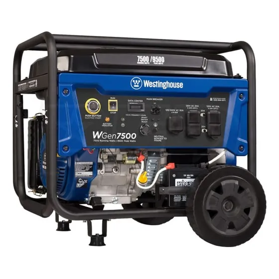 Generador Portátil Monofásico Westinghouse Wgen7500