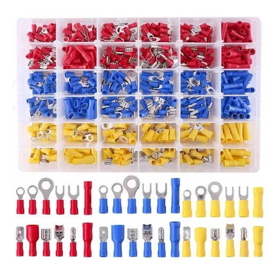 Terminais De Fios Elétricos Isolados 520pcs Conector De Fio
