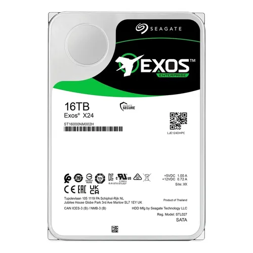 Seagate Exos X18 14TB 内蔵 ハードディスク HDD HD Interno Seagate Exos X18 de 18TB, SATA III e 7200 RPM