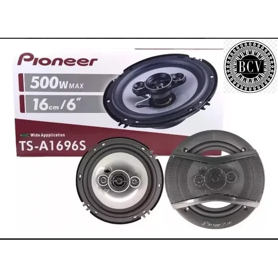 Cornetas Pioneer 6 Pulgadas 4 Vías Coaxial 500 Watts