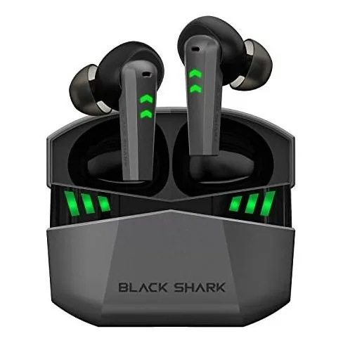 Earbudos Bluetooth De Tiburón Negro Earbudos Wbtqg