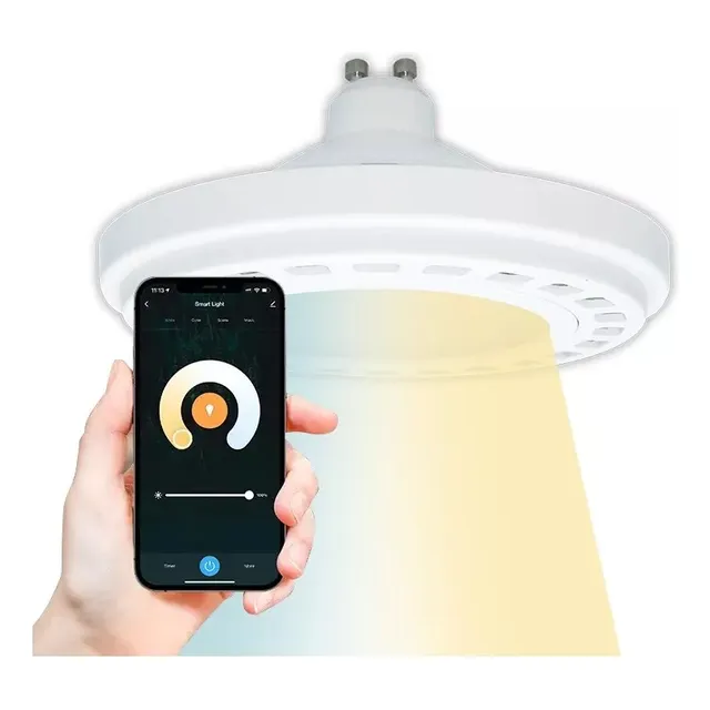 Foco Led Ar111 Smart Wifi App 15w Luz Fría Cálida Y Neutra
