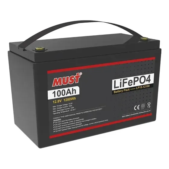 Batería Solar Litio 12v 100a Must Lp1500-12100