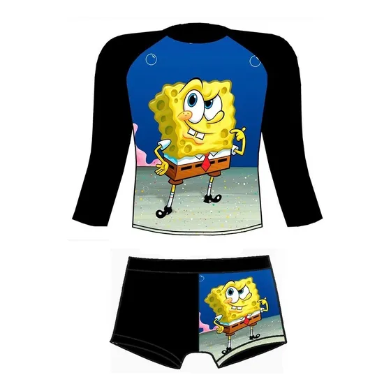 Traje De Baño De Bob Esponja Proteccion Uv