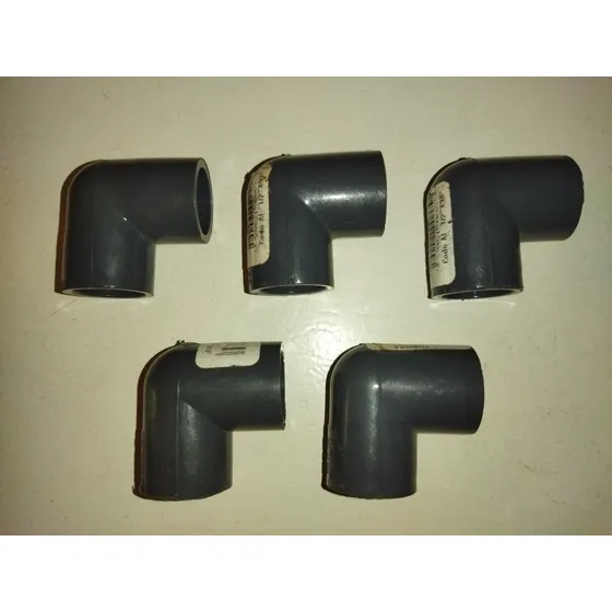 Codo Pvc Af 1/2 X 90° Gris Agua Fria Tubrica ( 5 Unidades )