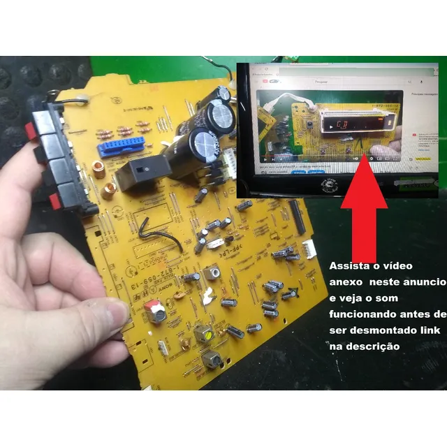 Pci Sinal Sony Mhcec55 Hcdec55 Mhc Ec55 Hcd Ec55 Vej O Video
